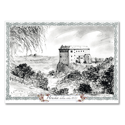 DP030_Houska_1 Řada dobových rekonstrukcí hradů a zámků: Houska - kolem roku 1823