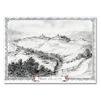 DP031_Hradec_1 Řada dobových rekonstrukcí hradů a zámků: Hradec - kolem roku 1780