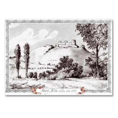 dp001 Řada dobových rekonstrukcí hradů a zámků: Starý Jičín - kolem roku 1850
