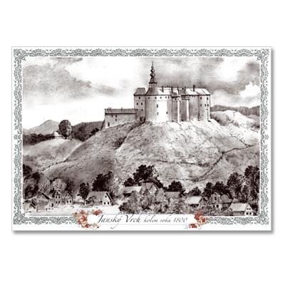 dp007 Řada dobových rekonstrukcí hradů a zámků: Jánský Vrch - kolem roku 1800