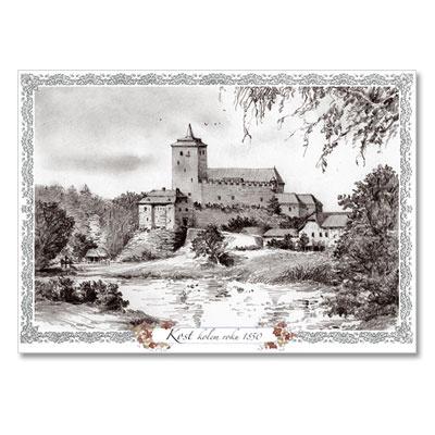 dp010 Řada dobových rekonstrukcí hradů a zámků: Kost - kolem roku 1850