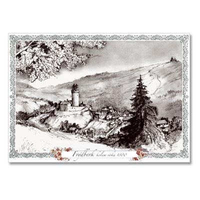 dp015 Řada dobových rekonstrukcí hradů a zámků: Frýdberk - kolem roku 1800