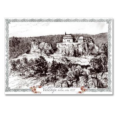 dp020 Řada dobových rekonstrukcí hradů a zámků: Valdštejn - kolem roku 1835