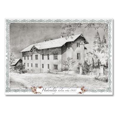 dp023 Řada dobových rekonstrukcí hradů a zámků: Zámeček Hukvaldy - kolem roku 1900