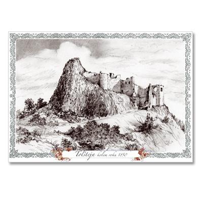 dp024 Řada dobových rekonstrukcí hradů a zámků: Tolštejn - kolem roku 1850
