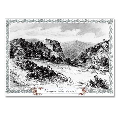 dp027 Řada dobových rekonstrukcí hradů a zámků: Navarov - kolem roku 1880