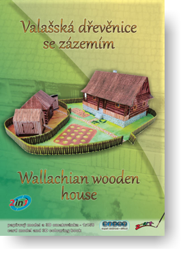 ob_drevenice1 Vystřihovánky hradů, zámků a památek: Valašská dřevěnice
