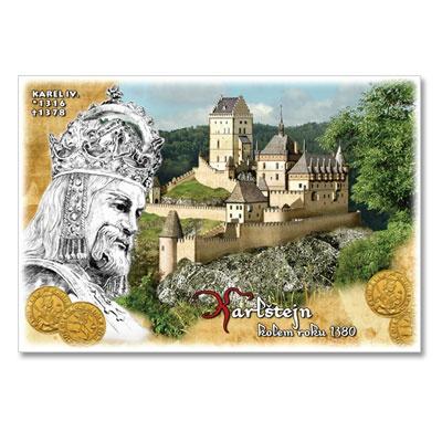 oz004 Řada dobových rekonstrukcí hradů a zámků: Karel IV. - Karlštejn kolem roku 1380