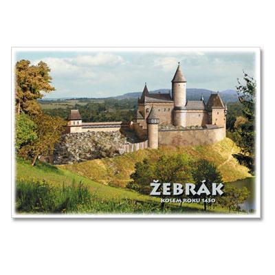 rc070 Řada dobových rekonstrukcí hradů a zámků: Žebrák - kolem roku 1400