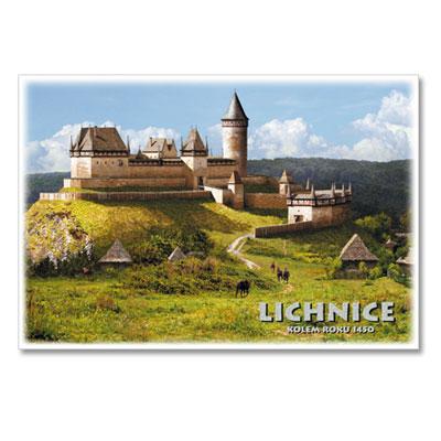 rc081 Řada dobových rekonstrukcí hradů a zámků: Lichnice - kolem roku 1450
