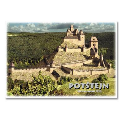 rc095 Řada dobových rekonstrukcí hradů a zámků: Potštejn nad Orlicí - kolem roku 1550