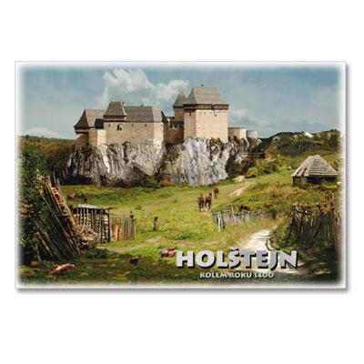 rc114 Řada dobových rekonstrukcí hradů a zámků: Holštejn - kolem roku 1400