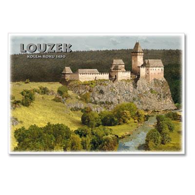rc124 Řada dobových rekonstrukcí hradů a zámků: Louzek - kolem roku 1450