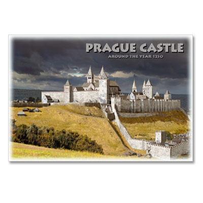 rc152_prazsky-hrad_en Řada dobových rekonstrukcí hradů a zámků: PRAGUE CASTLE around the year 1250