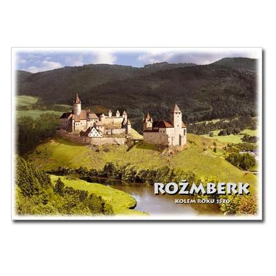rc167 Řada dobových rekonstrukcí hradů a zámků: Rožmberk - před požárem v roce 1522